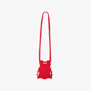 SAC À ARC CROISÉ MINI PLEATSMAMA ROUGE