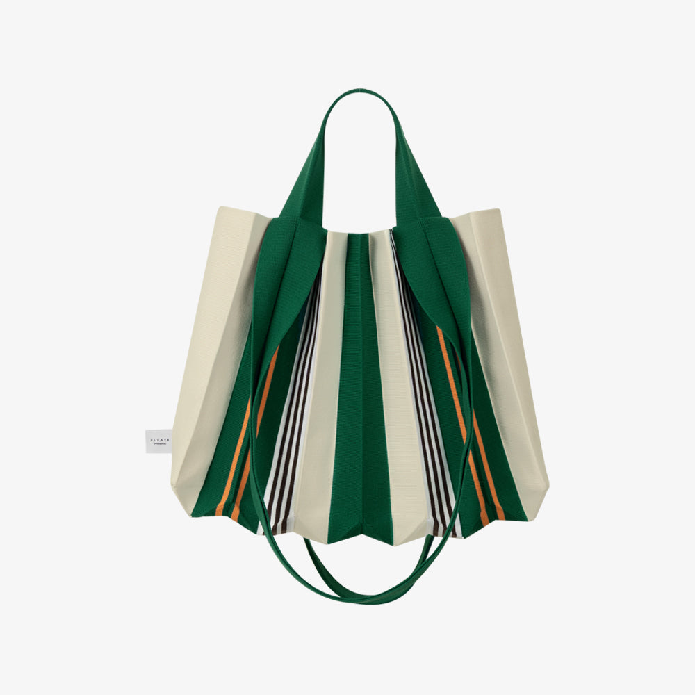 PLEATSMAMA NEW 2WAY BAG EVERGREEN