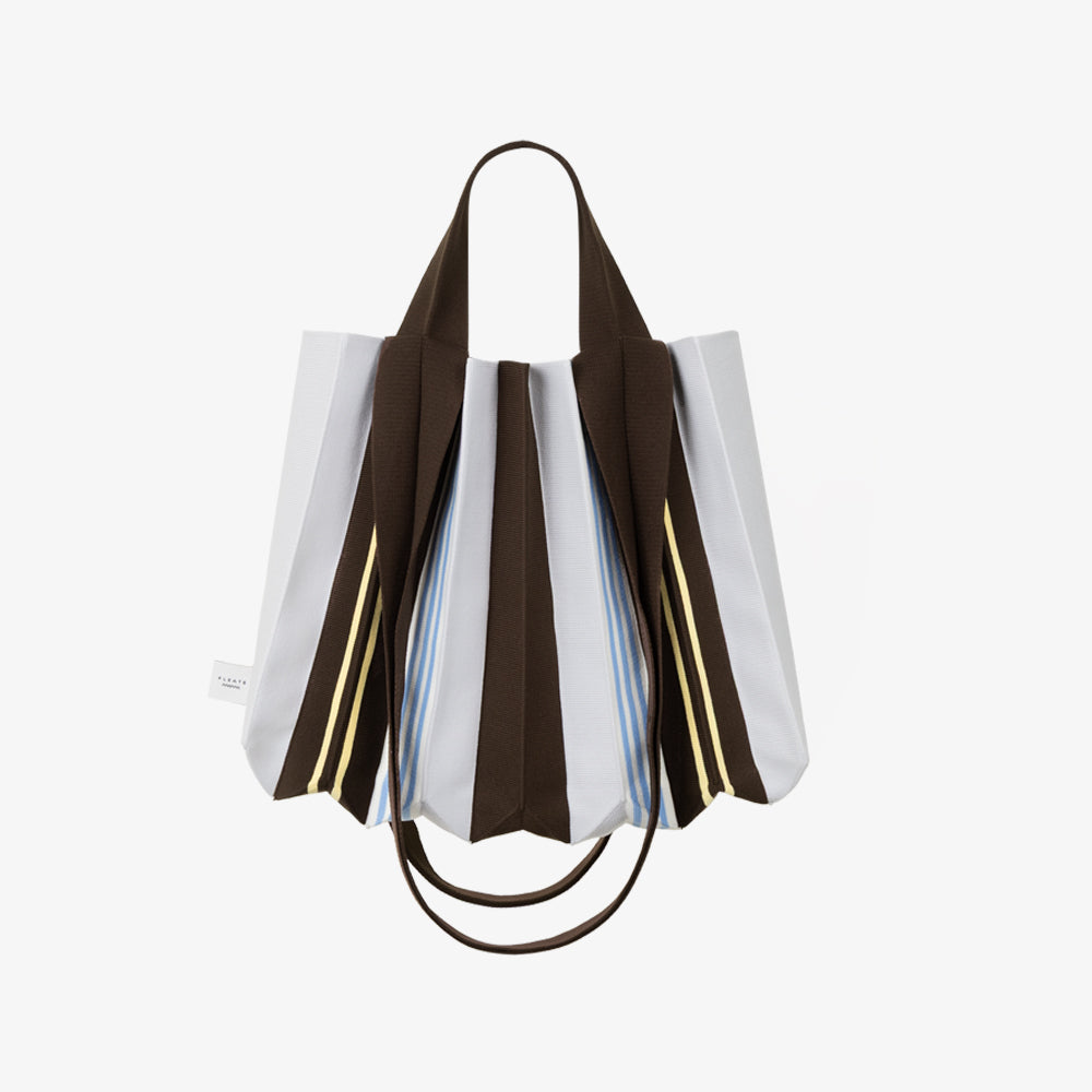 PLEATSMAMA NEW 2WAY BAG VINTAGE BROWN
