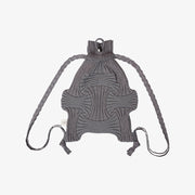 SAC À DOS PLEATSMAMA NOUVEAU NŒUD PIERRE MARRON À PAILLETTES