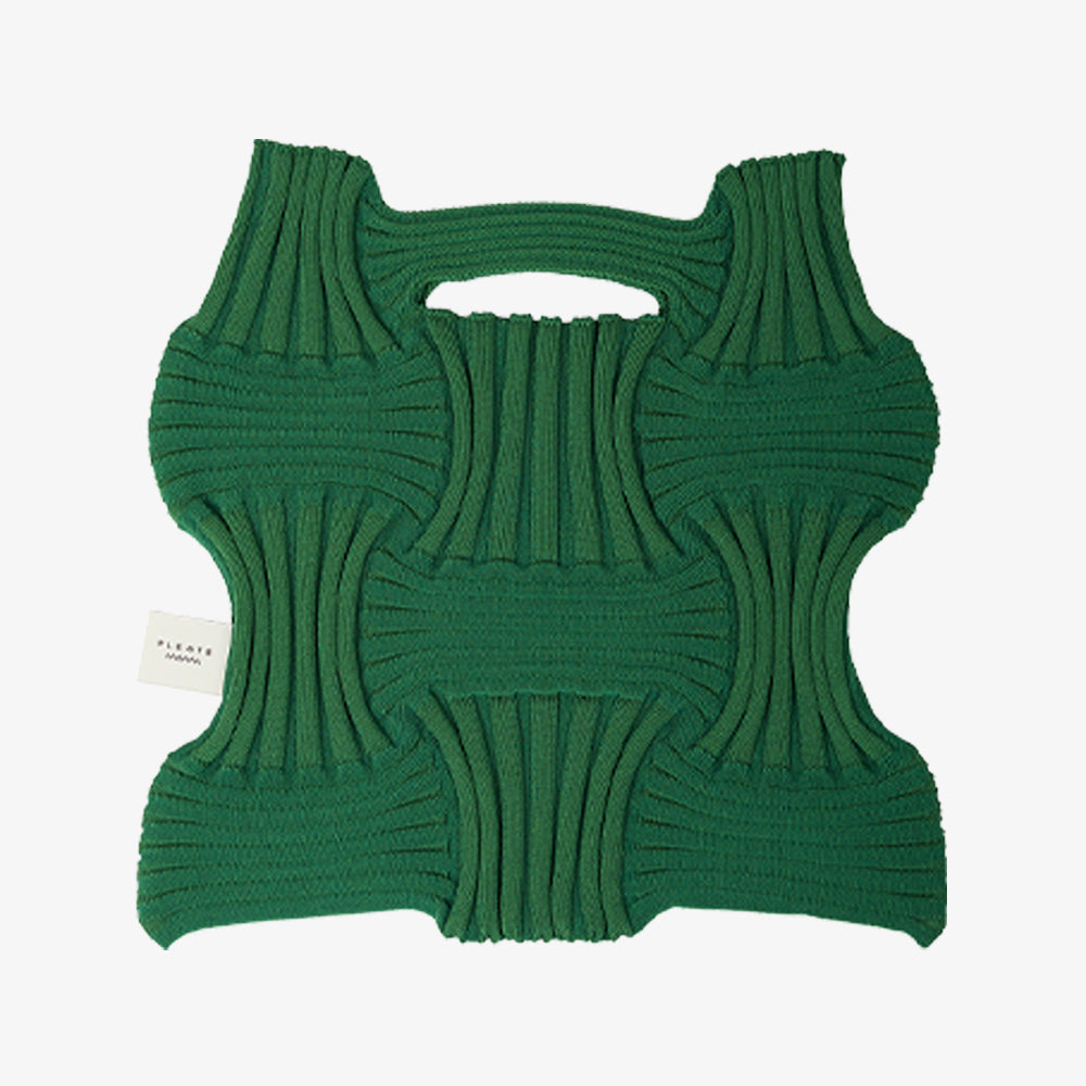 PLEATSMAMA NEW BOW BAG GREEN