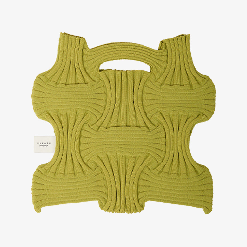 BOLSO PLEATSMAMA NUEVO CON LAZO COLOR OLIVA