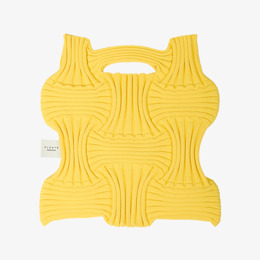 BOLSO CON LAZO PLEATSMAMA NUEVO AMARILLO