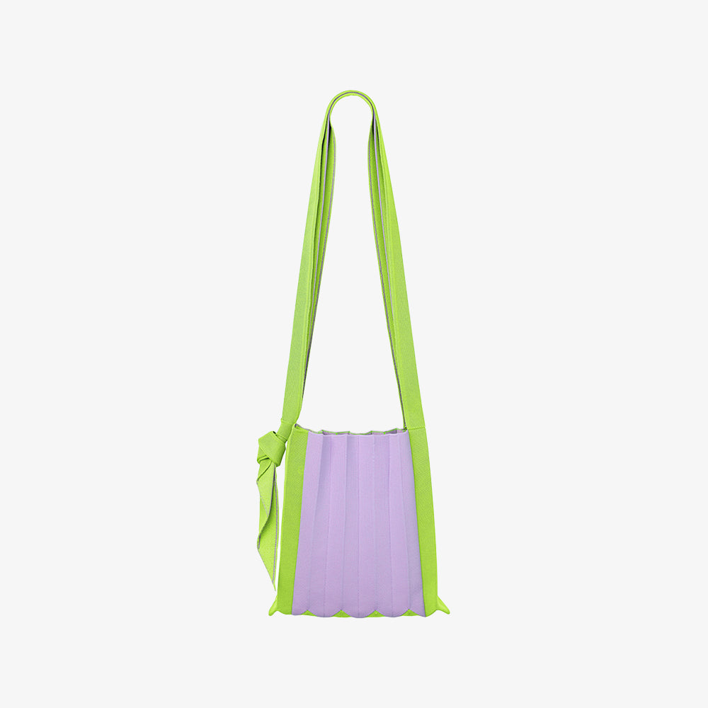 BOLSO CRUZADO PLEATSMAMA NUEVO COLOR VERDE LAVANDA