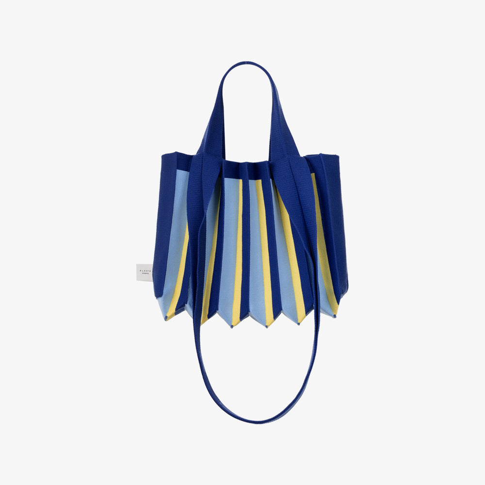 PLEATSMAMA NEW MINI 2WAY BAG OXFORD BLUE