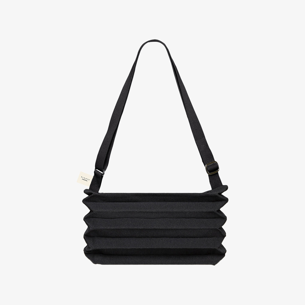 PLEATSMAMA NOUVEAU SAC SACOCHE NOIR