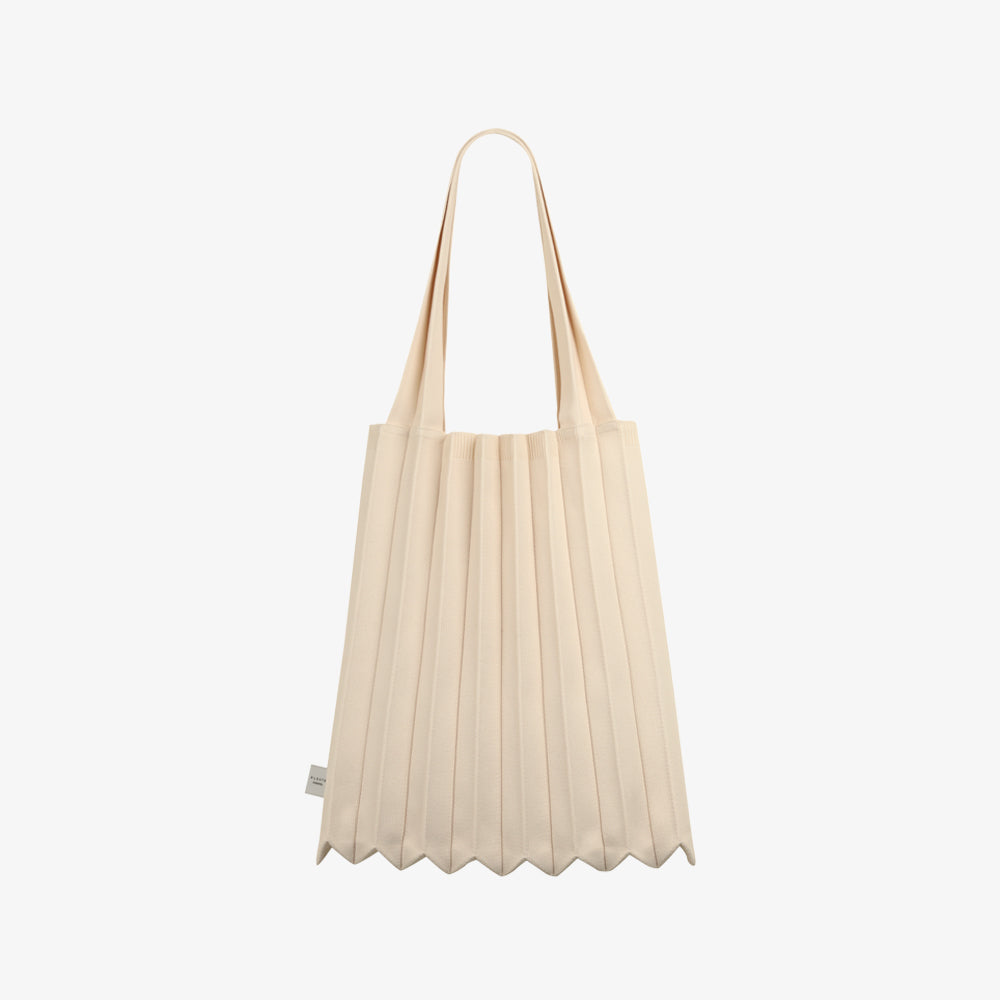 PLEATSMAMA NEW SHOULDER BAG IVORY