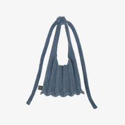 Sac bandoulière caniche PLEATSMAMA bleu denim