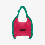 SAC CABAS MINI À VOLANTS PLEATSMAMA ROSE VERT