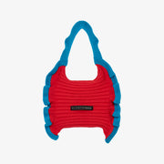 SAC CABAS MINI À VOLANTS PLEATSMAMA ROUGE BLEU