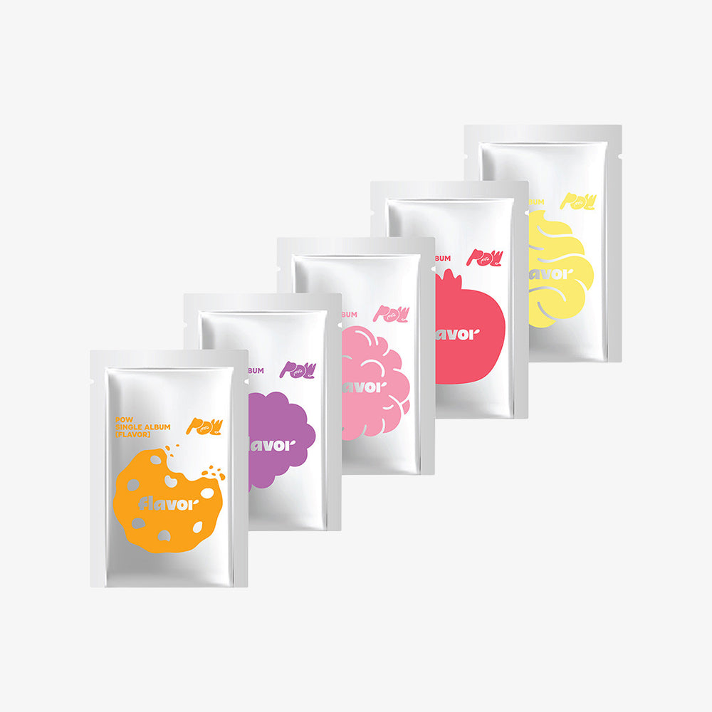 POW - Single Album [FLAVOR] (POW-PACK Ver) (5 types random)