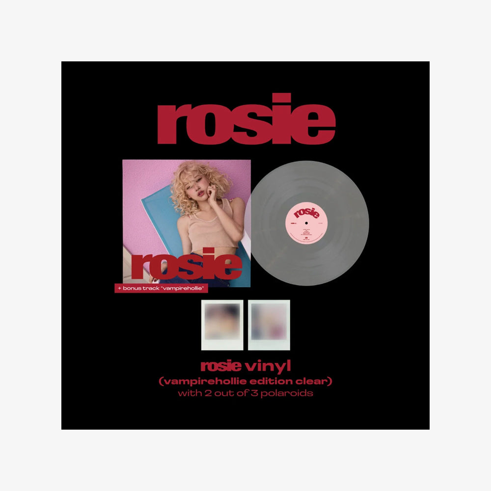 ROSE (BLACKPINK) - 1st Studio Album [rosie] vinyl (vampirehollie edition clear)