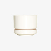 SAMUELSMALLS Maceta cilíndrica (Tamaño 11 / Blanco)
