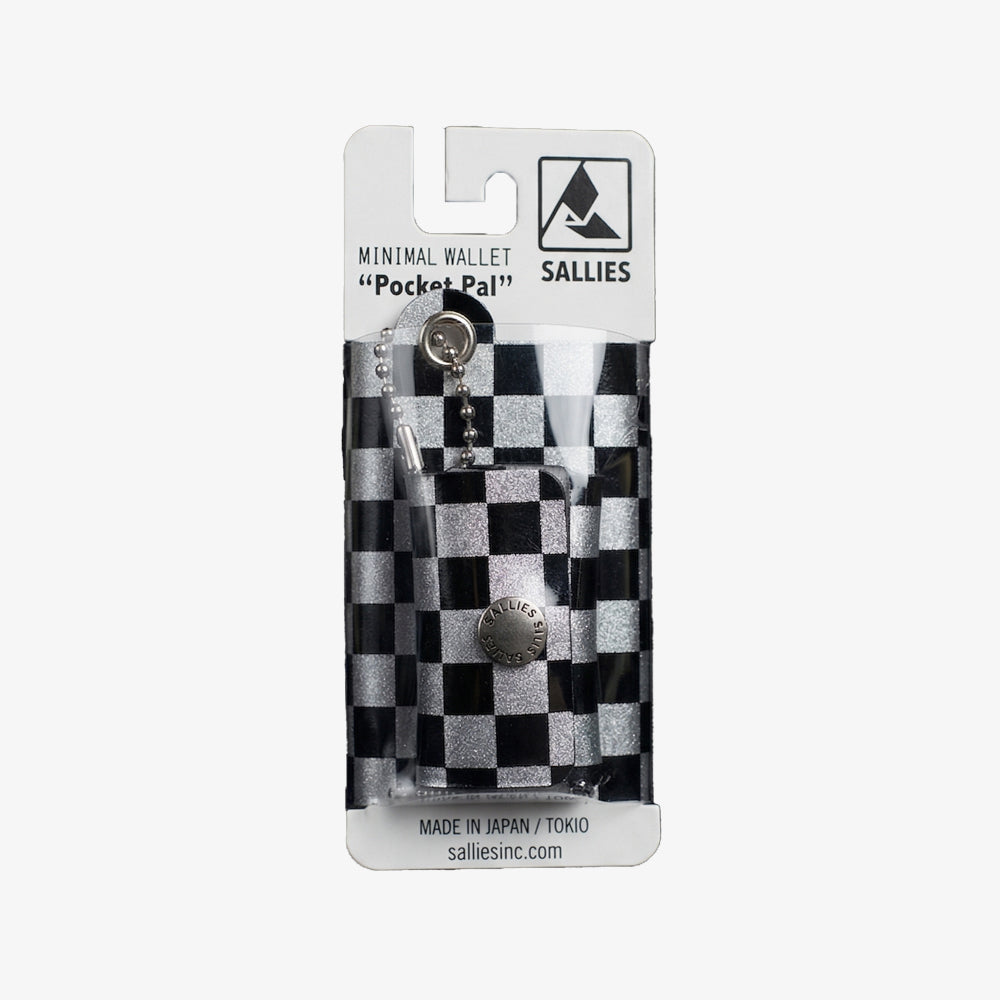 Cartera minimalista minimal SAMUELSMALLS Pocket Pal (Cuadros - Plateado / Negro)