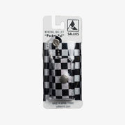 Portefeuille minimaliste compact SAMUELSMALLS Pocket Pal (Damiers - Argenté / Noir)