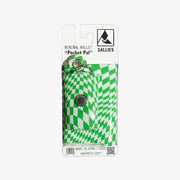 Cartera minimalista minimal SAMUELSMALLS Pocket Pal (Cuadros2 - Verde)