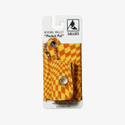 Cartera minimalista minimal SAMUELSMALLS Pocket Pal (Cuadros2 - Amarillo)