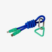 SAMUELSMALLS ANILLO DE CABLE SUPER (Azul / Verde neón)