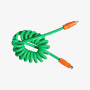 SAMUELSMALLS CABLE SUPER ESPIRAL (Verde / Naranja neón)