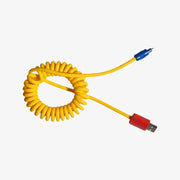 SAMUELSMALLS CÂBLE SUPER SPIRALÉ (Jaune / Bleu,Rouge)