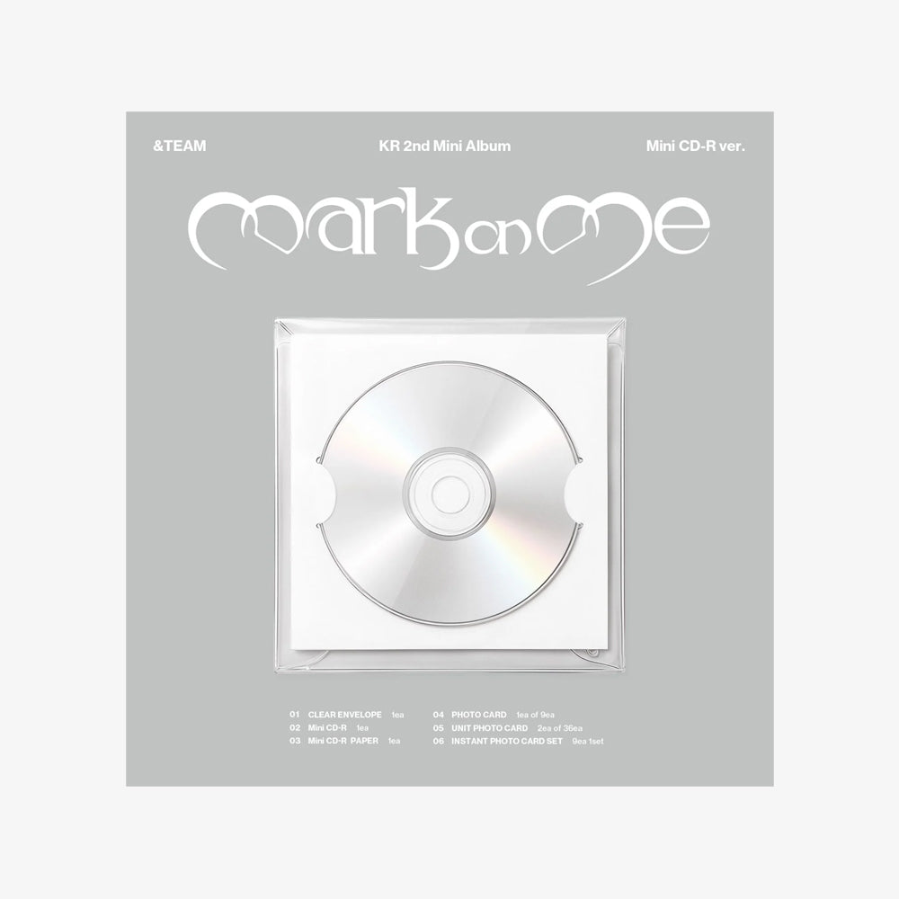 &TEAM - 2nd Mini Album [Mark on Me] (Mini CD-R ver.)