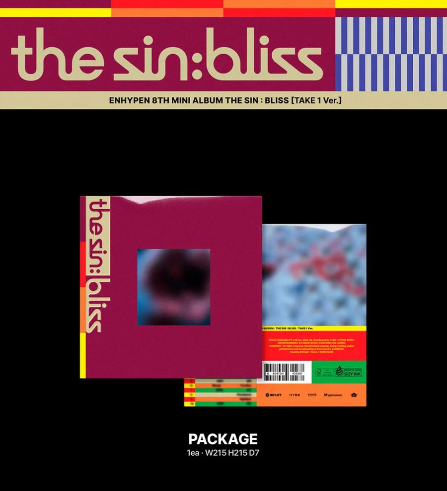 ENHYPEN - 8th mini album [THE SIN : BLISS] (TAKE 1 VER.)