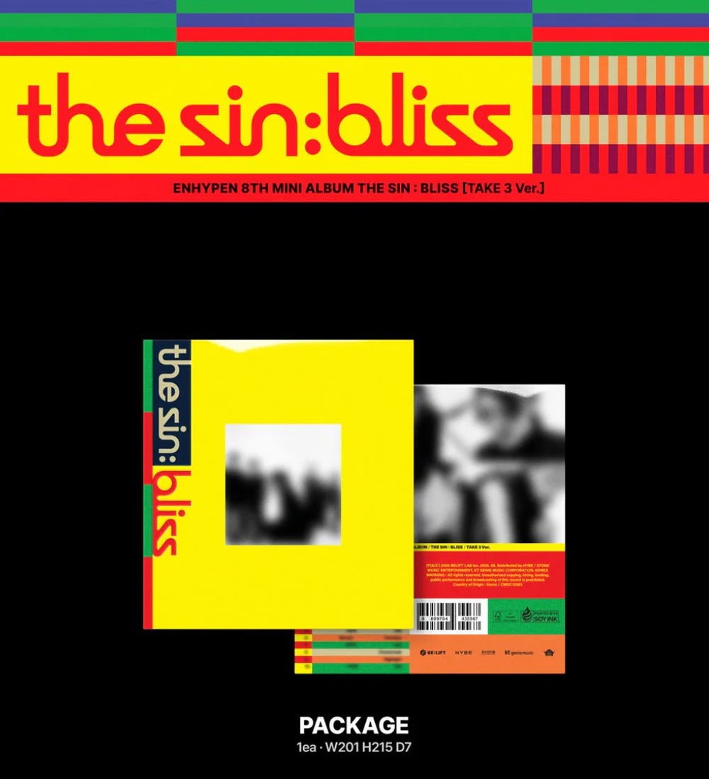 ENHYPEN - 8th mini album [THE SIN : BLISS] (TAKE 3 VER.)
