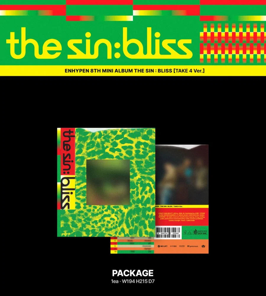 ENHYPEN - 8th mini album [THE SIN : BLISS] (TAKE 4 VER.)