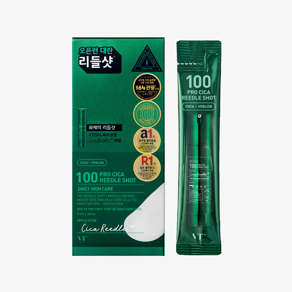 VT COSMETICS 100 PRO CICA REEDLE SHOT (2ml*10ea) (EU Package)