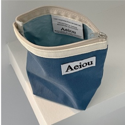 Aeiou POUCH (M) Evening Sky blue