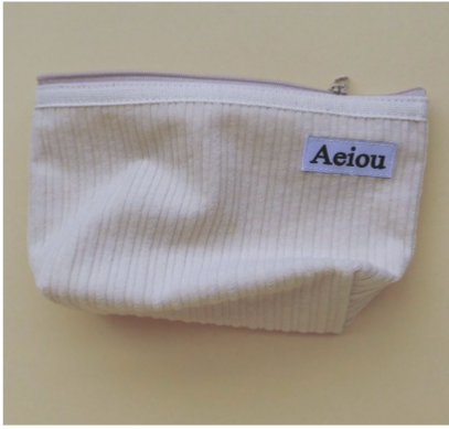 Aeiou POUCH (L) Popcorn Corduroy