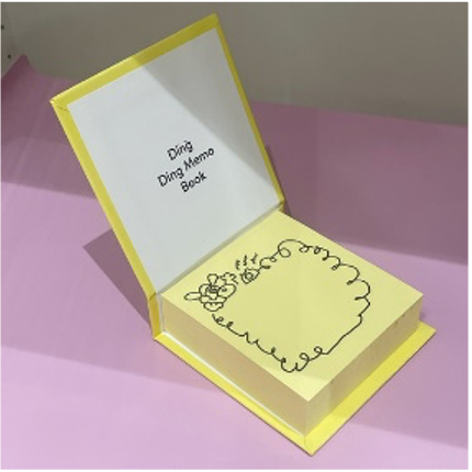 Aeiou Ding Ding Memo Book Call Call Post-it