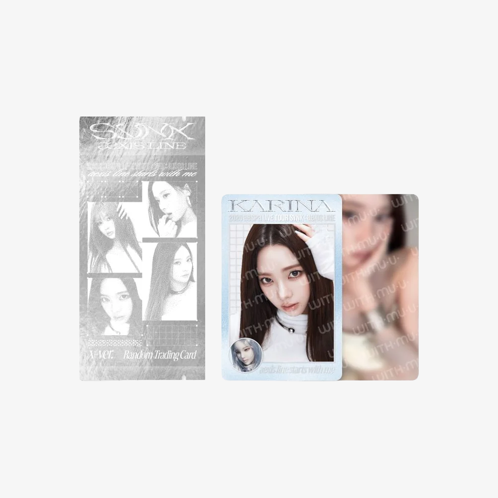 aespa CONCERT 'SYNK : aeXIS LINE' MD (RANDOM TRADING CARD SET_X ver.)