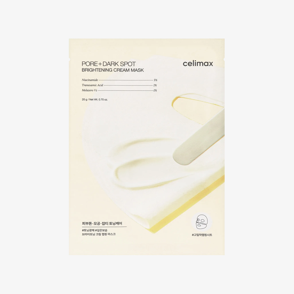 celimax Pore+Dark Spot Brightening Cream Mask 4EA
