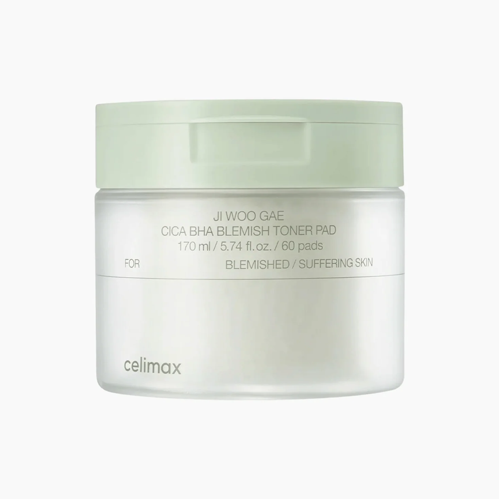 celimax [EU] Ji Woo Gae Cica BHA Blemish Toner Pad (60pads)