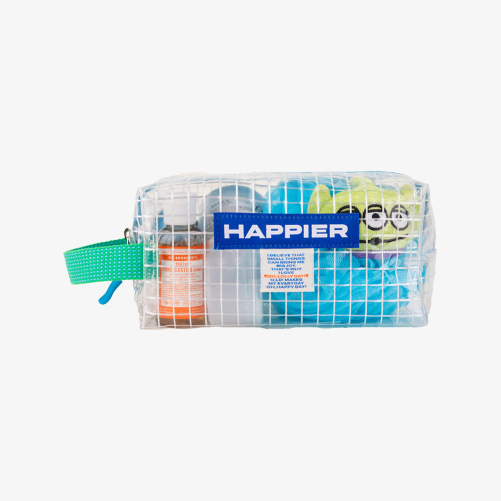 oh día de piruletas Etiqueta más feliz bolsa de ladrillo transparente [menta]