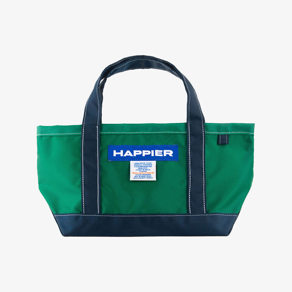 oh lolly day Happier label pick-me tote bag [green]