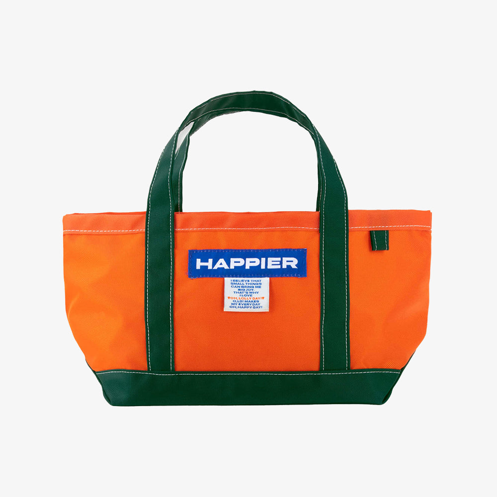 oh lolly day Happier label pick-me tote bag [orange]