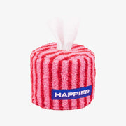 Oh, jour des bonbons ! Étiquette plus joyeuse pour le rouleau de mouchoirs en papier [rose/rouge]