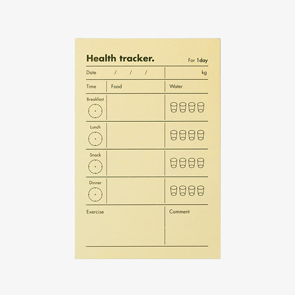 oh lolly day [Memo] O,LD! Happier _ memo pad [health tracker]