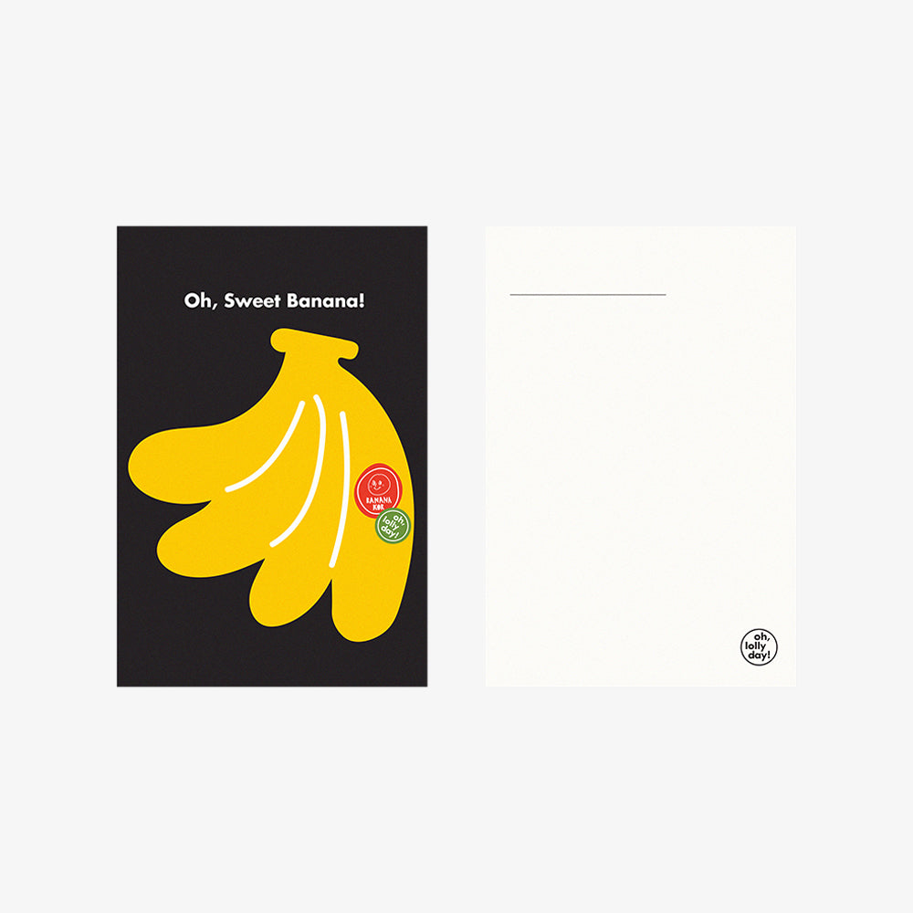 oh lolly day [Postcard] O,LD! Mart series [banana]