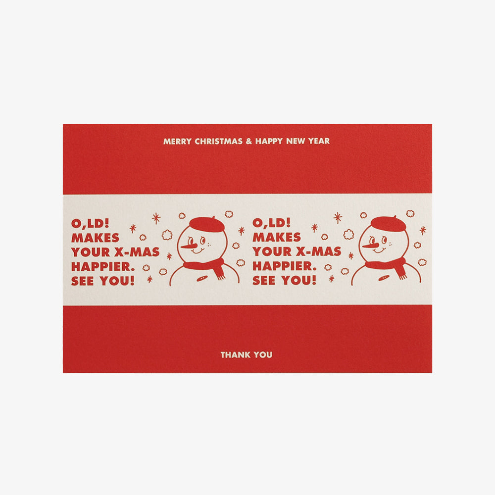 oh lolly day [Postcard] snow man
