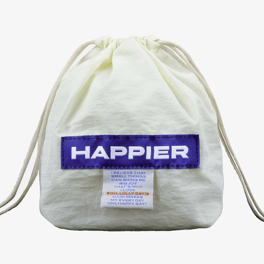 oh lolly day [Pouch] Happier label fortune pouch_L [ivory]