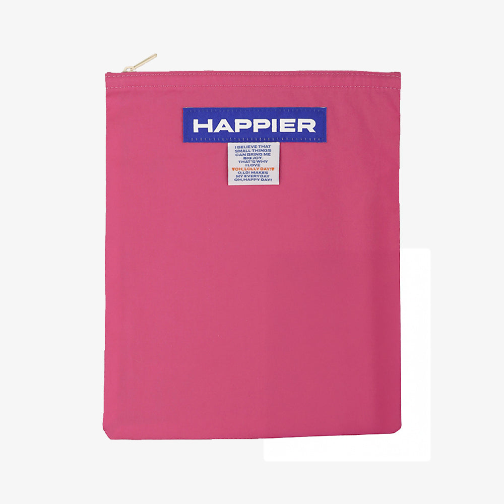 oh lolly day [Pouch] Happier label pouch_L [pink]