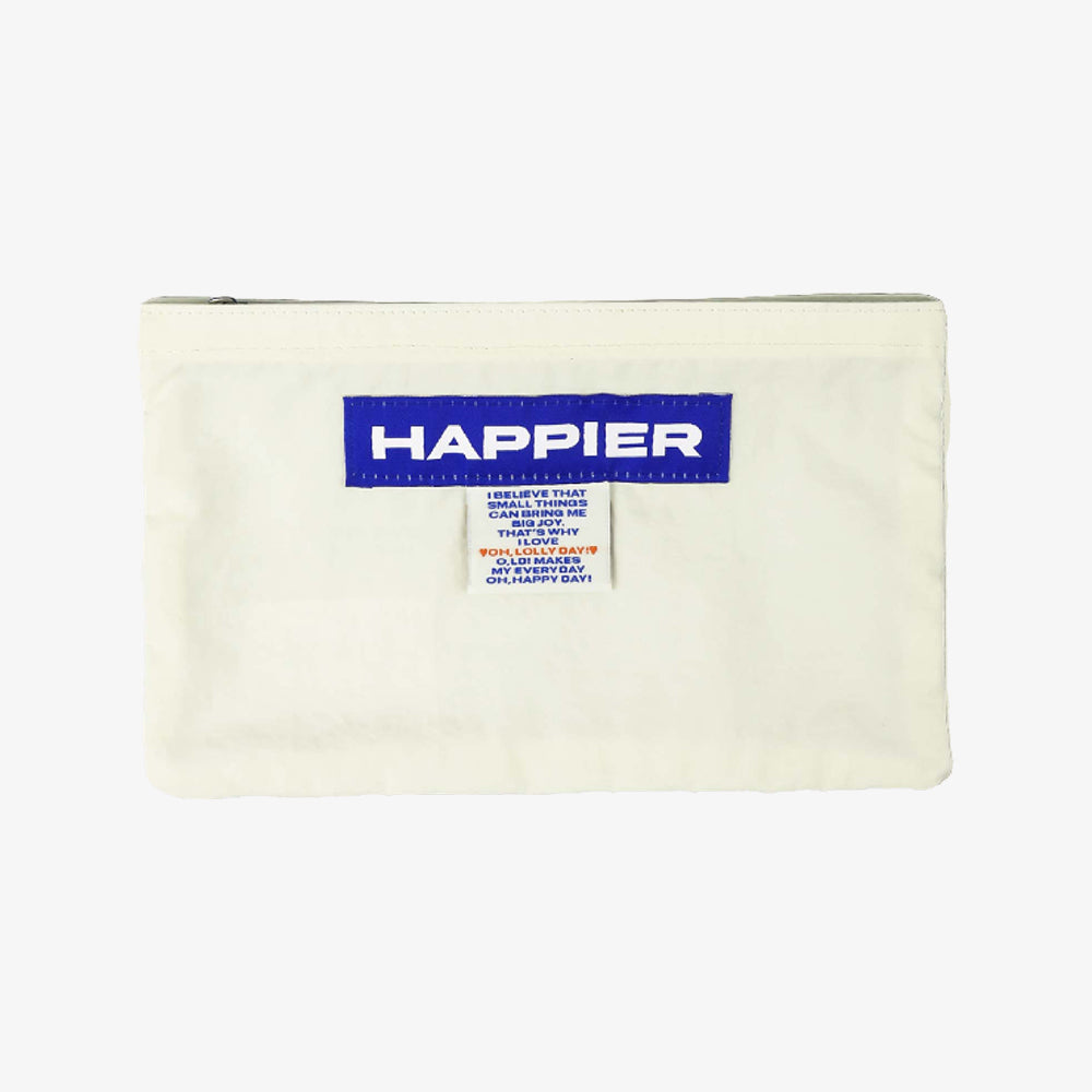 oh lolly day [Pouch] Happier label pouch_M [ivory]