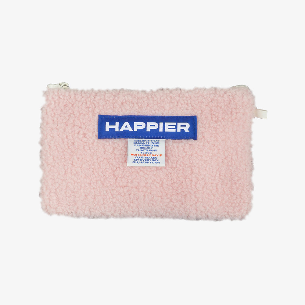 oh lolly day [Pouch] Happier label pouch_M_boucle [pink]