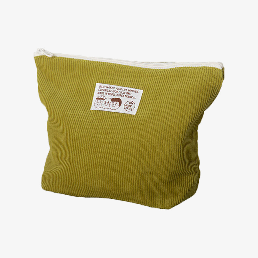 oh lolly day [Pouch] Triangle pouch_Corduroy_M [mustard]