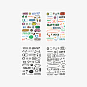 Oh Lolly Day [Autocollant] O,LD ! Pack d'autocollants de dessin