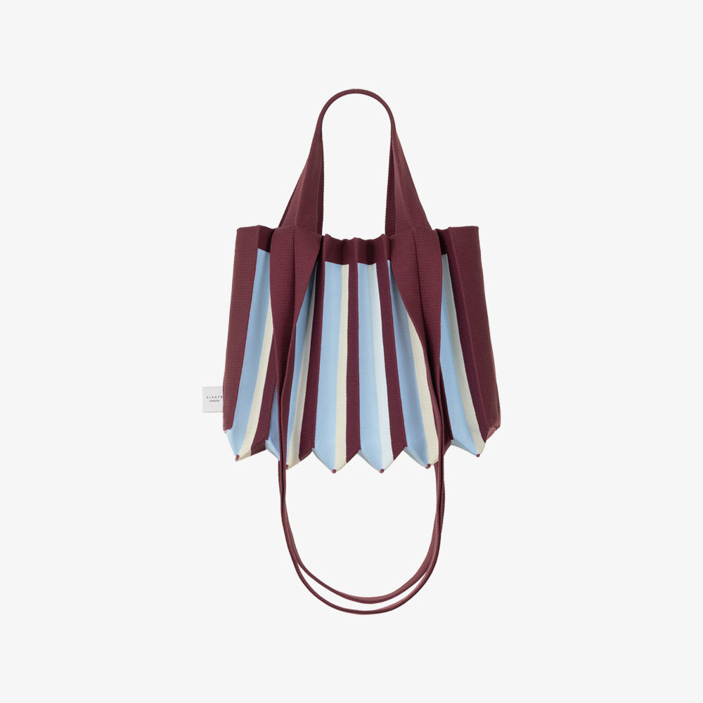 PLEATSMAMA NEW MINI 2WAY BAG BERRY PURPLE